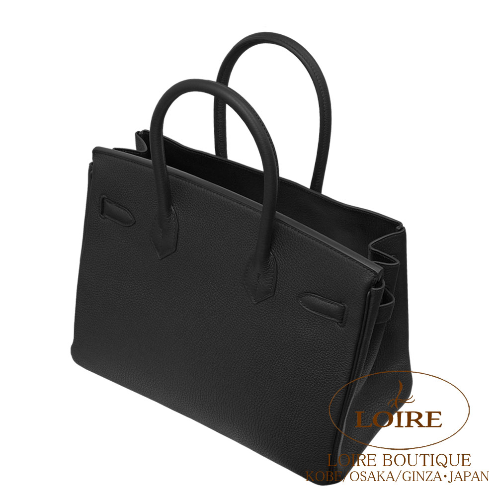 エルメス<br>バーキン 30cm<br>クロ<br>トゴ<br>シルバー金具
