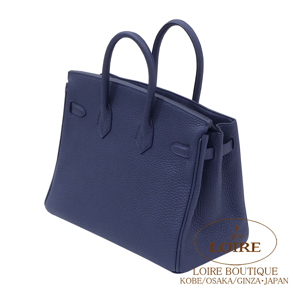 エルメス<br>バーキン 25cm<br>ブルーニュイ<br>トゴ<br
