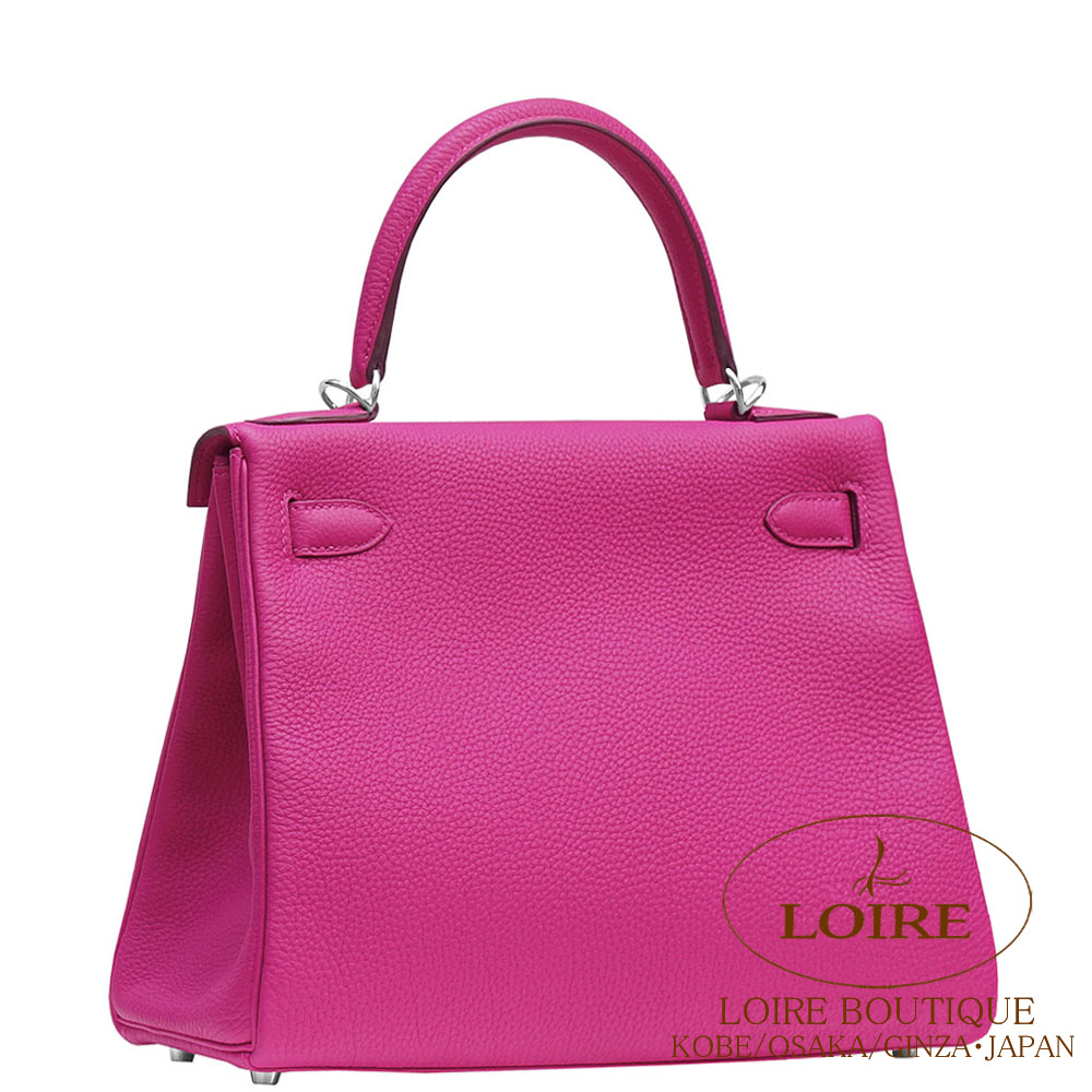 【エルメス】HERMES ケリーウォレット ローズパープル/ゴールド金具 エルメス ケリーウォレット トゥーゴー シェーブル ローズ