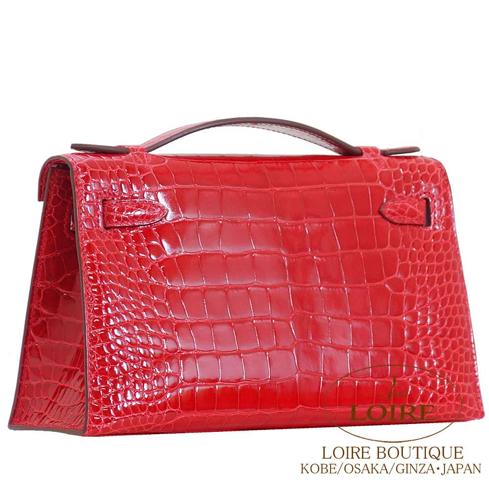 エルメス<br>ポシェットケリー<br>ブレイズ<br>クロコダイル エルメス<br>ポシェットケリー<br>ブレイズ<br>クロコダイル