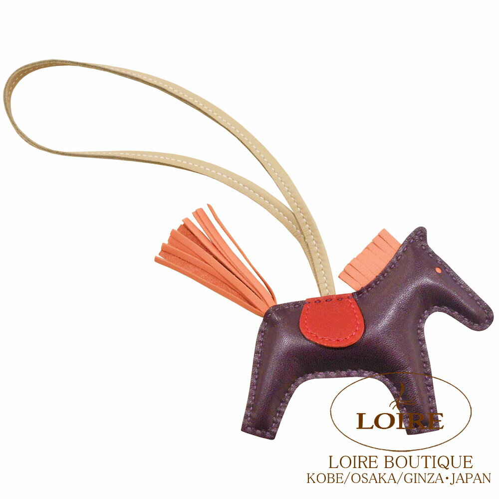 エルメス<br>ロデオ PM チャーム<br>カシス×ルージュヴィフ×ローズ  