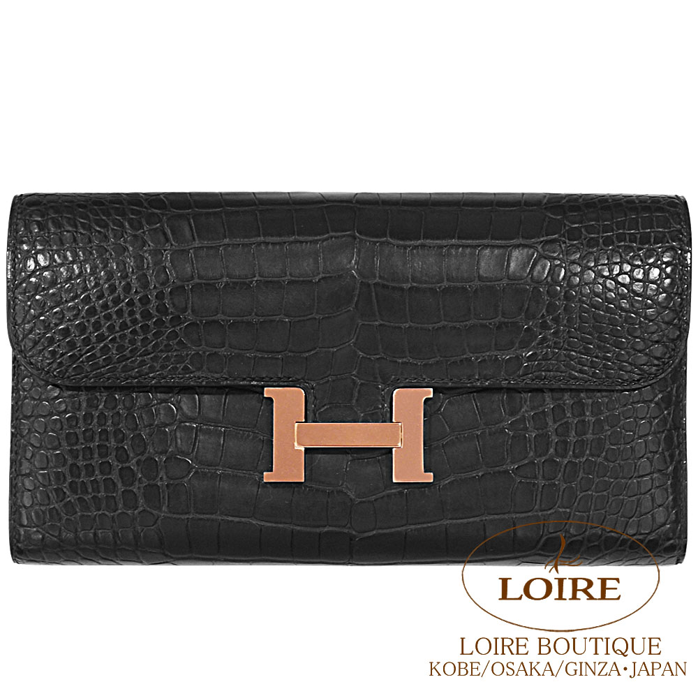エルメス<br>コンスタンス ロング<br>クロ<br>クロコダイル