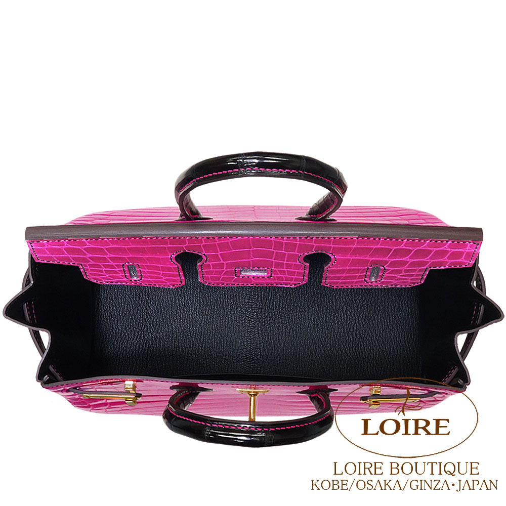 エルメス<br>バーキン 25cm<br>パーソナル<br>ローズシェヘラザード