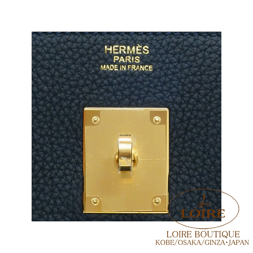 エルメス バーキン30 ヴェールフォンセ/ゴールド金具 トゴ U刻印