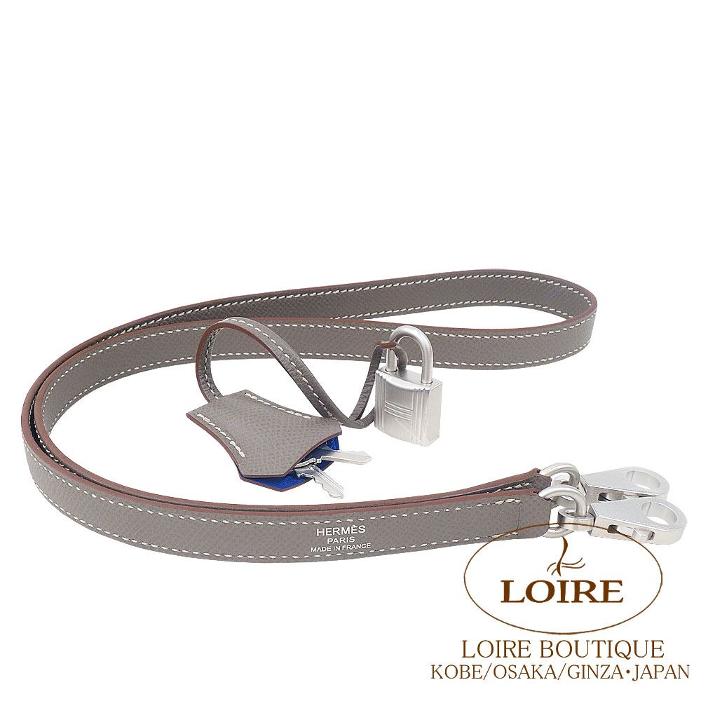 定番のお歳暮 エルメス<br>ケリー 25cm 外縫い<br>パーソナル<br>エタン×内側 アクセサリー