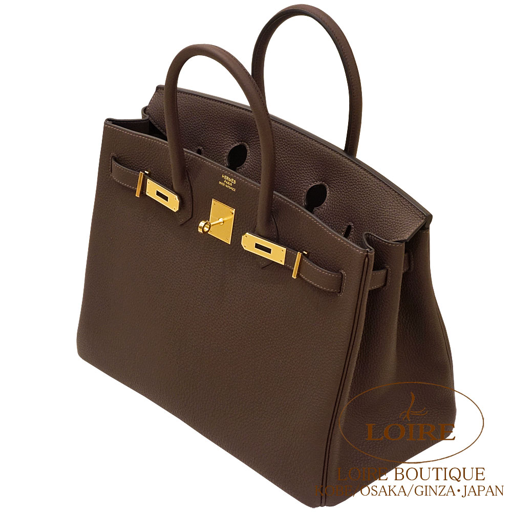 HERMESバーキン35トゴショコラ Hermès Birkin 35 Brown - Togo Leather PHW | Baghunter