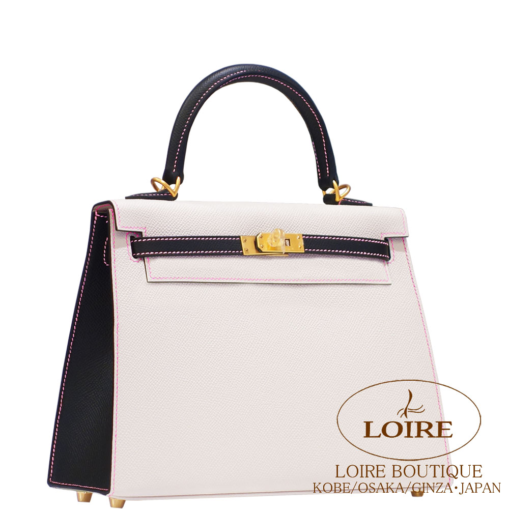 エルメス<br>ケリー 25cm 外縫い<br>ゴールド<br>エプソン<br