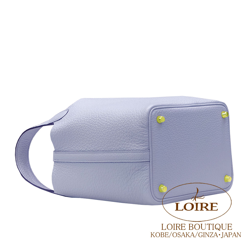 関税込み国内発送 エルメス ピコタンロックPM ブルーペール 新品)HERMES エルメス ピコタン ロックPM トリヨンクレマンス