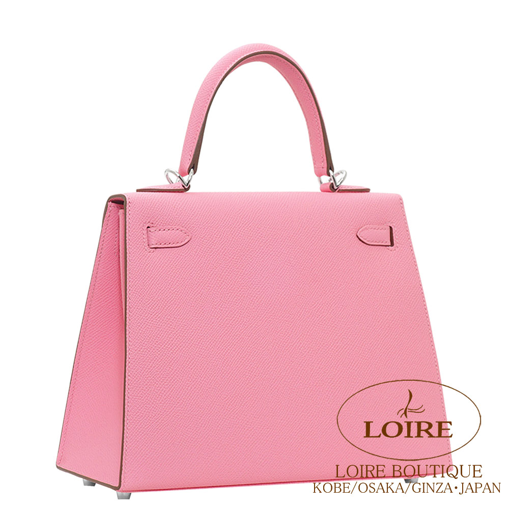 エルメス<br>ケリー 25cm 外縫い<br>ローズコンフェッティ<br>エプソン 