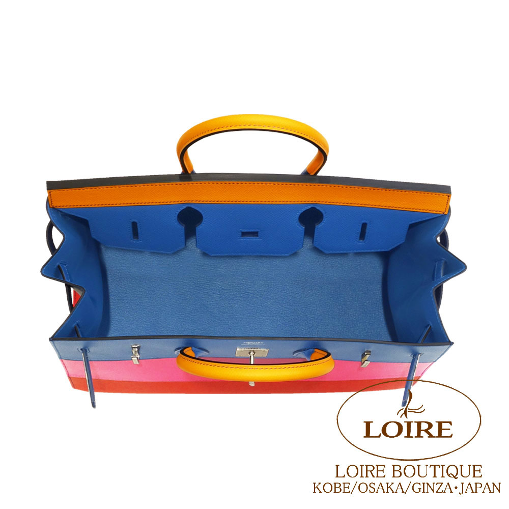 HERMES バーキン35 セリエ レインボー ネイビーBOX ブルー 空箱
