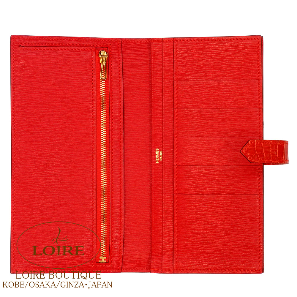 買い正本 - 【広尾店】エルメス ベアンスフレ ルージュトマト 財布