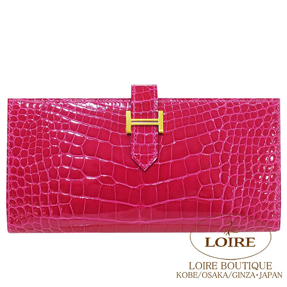 エルメス<br>ベアン スフレ<br>ローズメキシコ<br>クロコダイル
