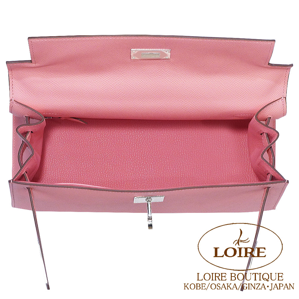 HERMES ローズコンフェッティ エルメス<br>ケリー 28cm 外縫い<br>ローズコンフェッティ<br