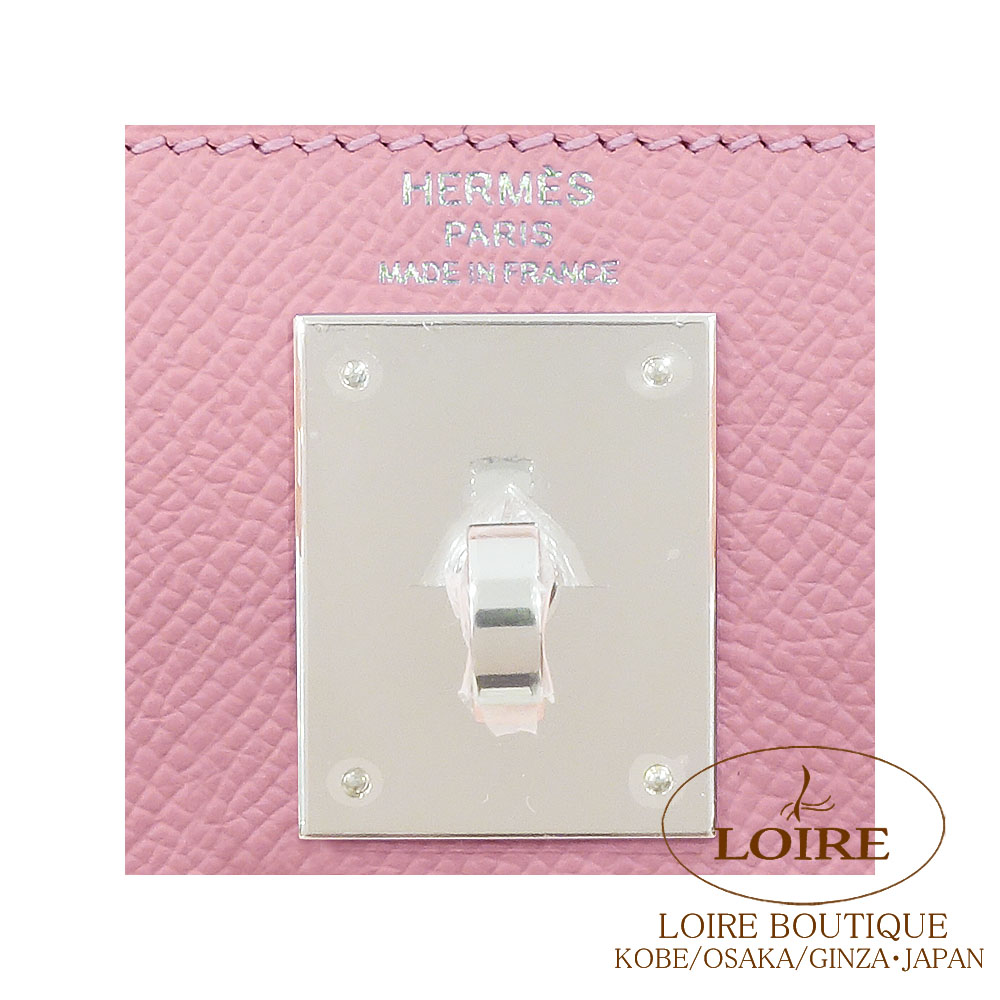 HERMES ローズコンフェッティ エルメス<br>ケリー 28cm 外縫い<br>ローズコンフェッティ<br