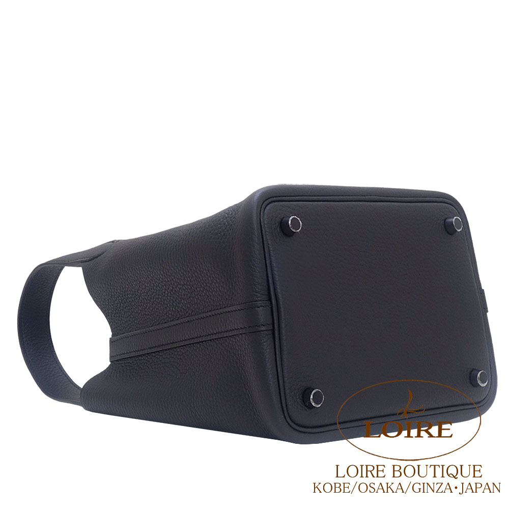 24日終了　美品　エルメス　ピコタンロックPM ブラック ≪新品≫HERMES エルメス ピコタン ロック モノクローム PM ソー