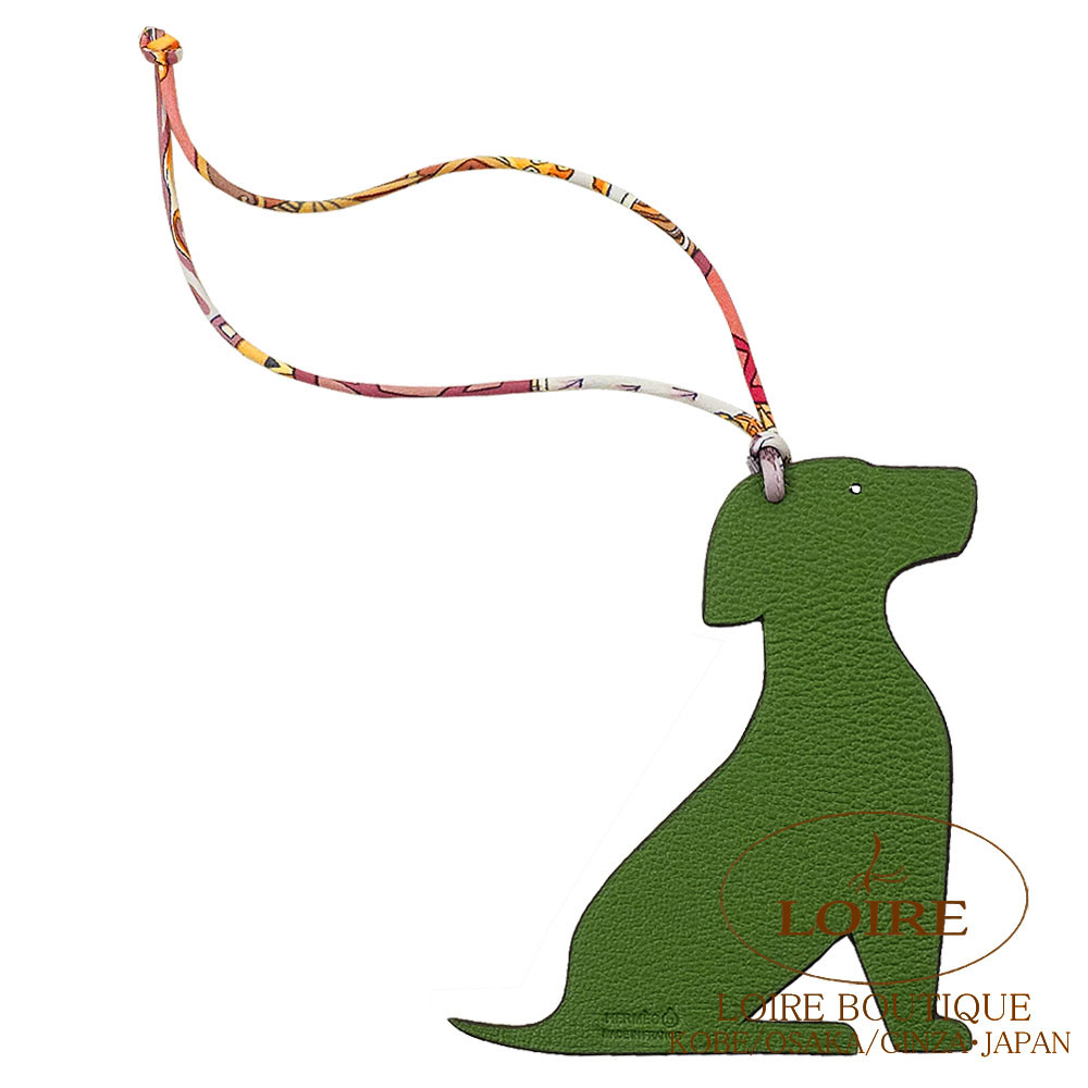 エルメス プティアッシュ　犬　いぬ チャーム ネイビー　ブルー系 レザー 楽天市場】【未使用品】HERMES エルメス プティアッシュ プティ