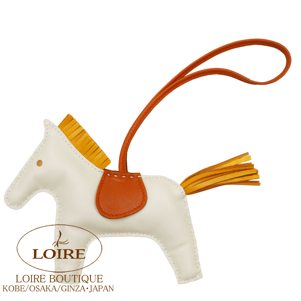 エルメス<br>ロデオ MM チャーム<br>クレ×セサミ×カーネリアン
