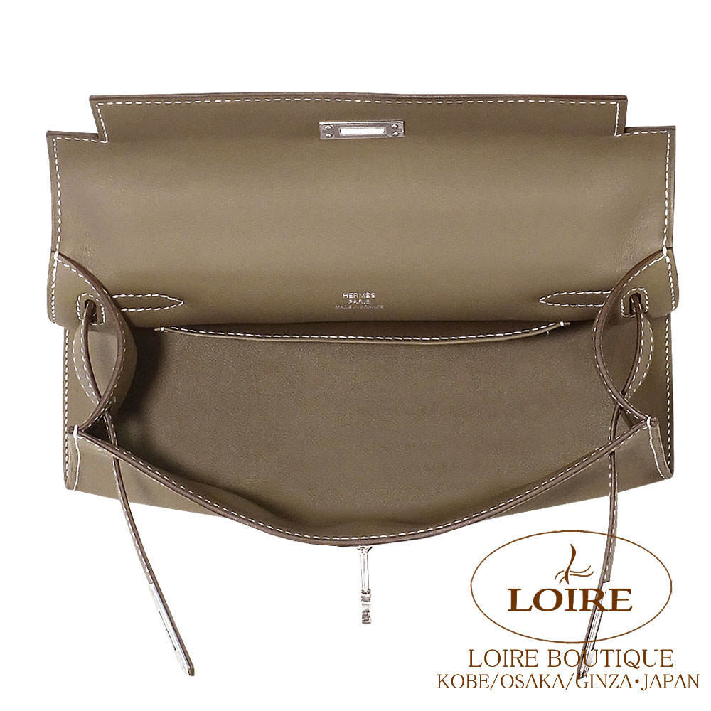 エルメス<br>ポシェットケリー<br>エトゥープ<br>スイフト<br