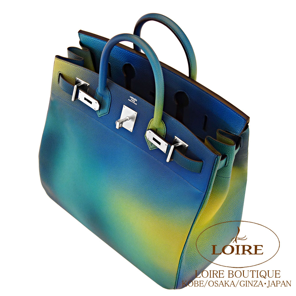 ◇1度のみ使用◇HERMES エルメス オータクロア40 ブルーニュイ 