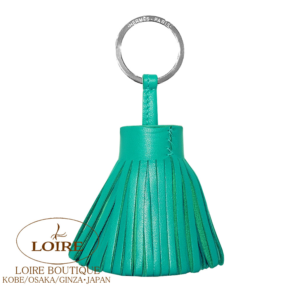 美品　エルメスHERMES カルメン キーリング ラムスキン エルメス<br>カルメン キーリング<br>ブーゲンビリア<br>ラムスキン<br
