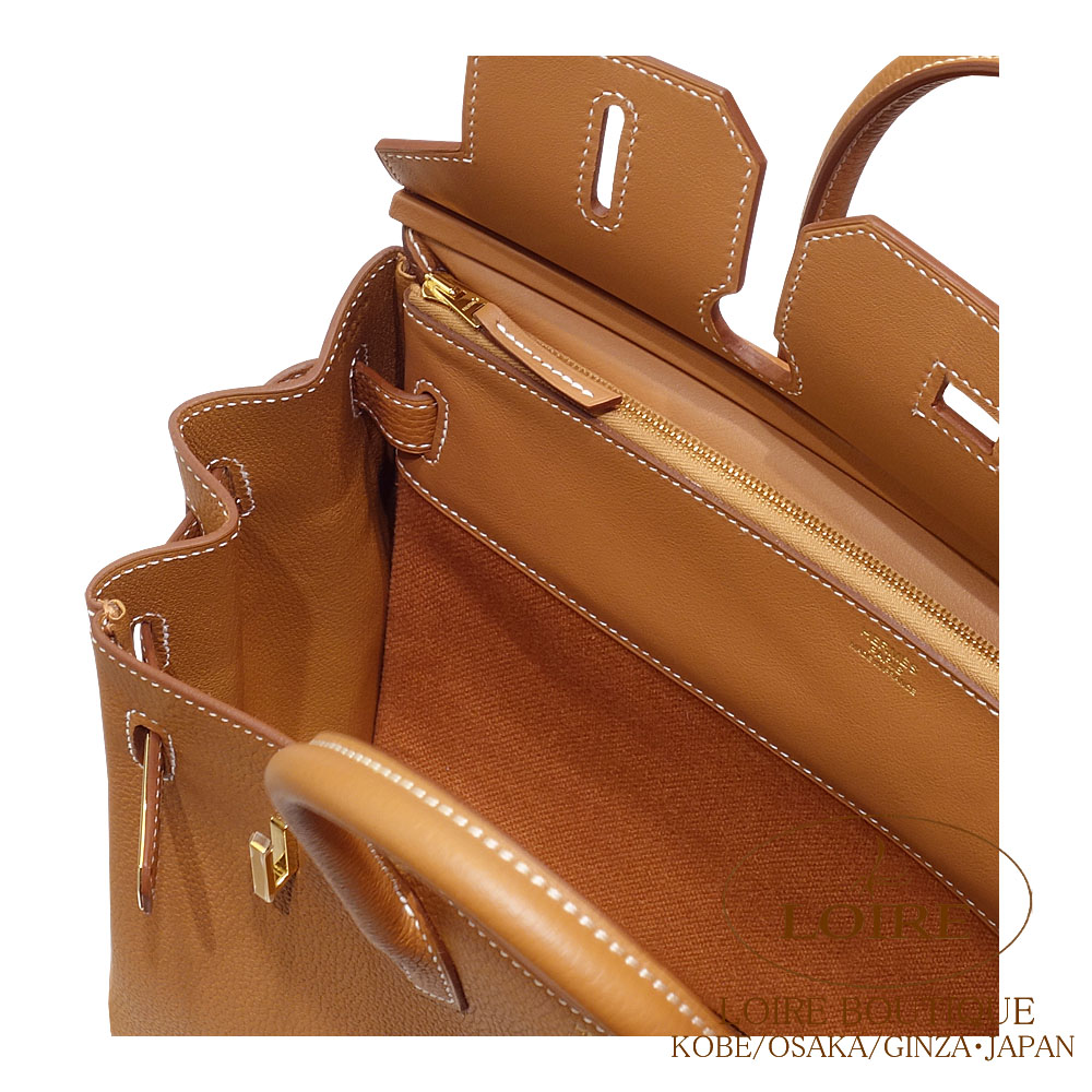 HERMES エルメス　箱(39×32×18cm)　バーキン30　1313　① エルメス バーキン30 ブラック ボックスカーフ ゴールド金具