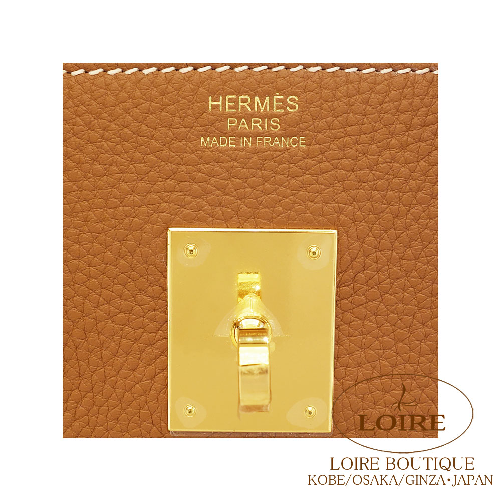 【美品】HERMES エルメス　バーキン30 空箱　正方形 エルメス<br>バーキン 30cm<br>3EN1<br>ゴールド<br>トゴ×スイフト