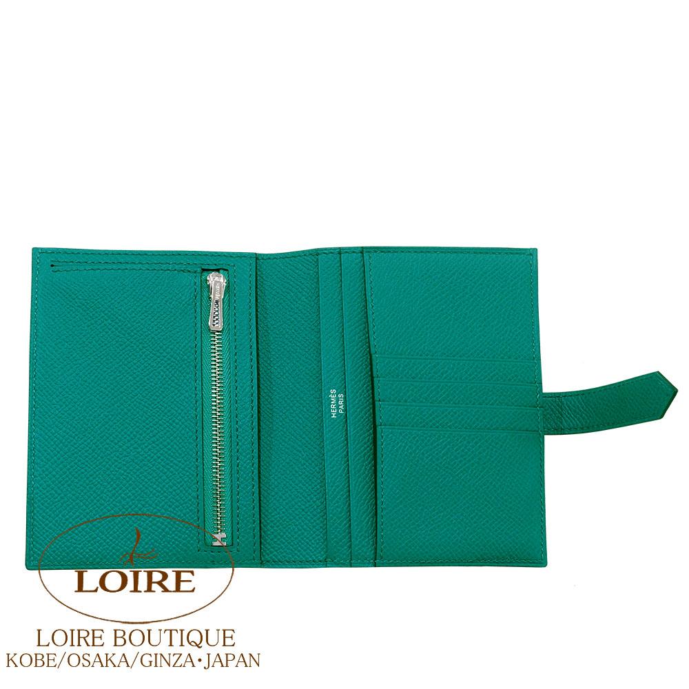 ★正規店購入 HERMES ベアン ミニ ヴェールジェイド エルメス<br>ベアン コンパクト<br>タッチ<br>ヴェールジェイド