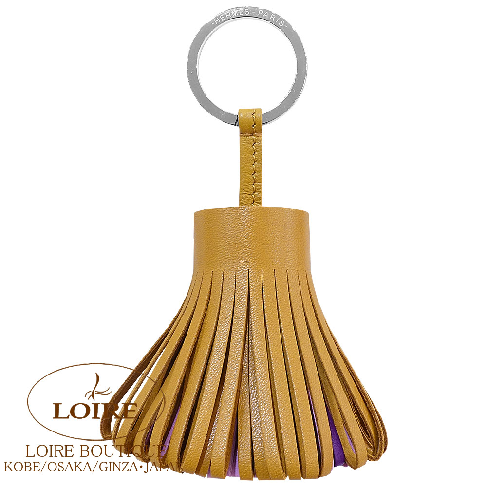 エルメス　カルメン　パリ購入新品 エルメス<br>カルメン キーリング<br>ブーゲンビリア<br>ラムスキン<br