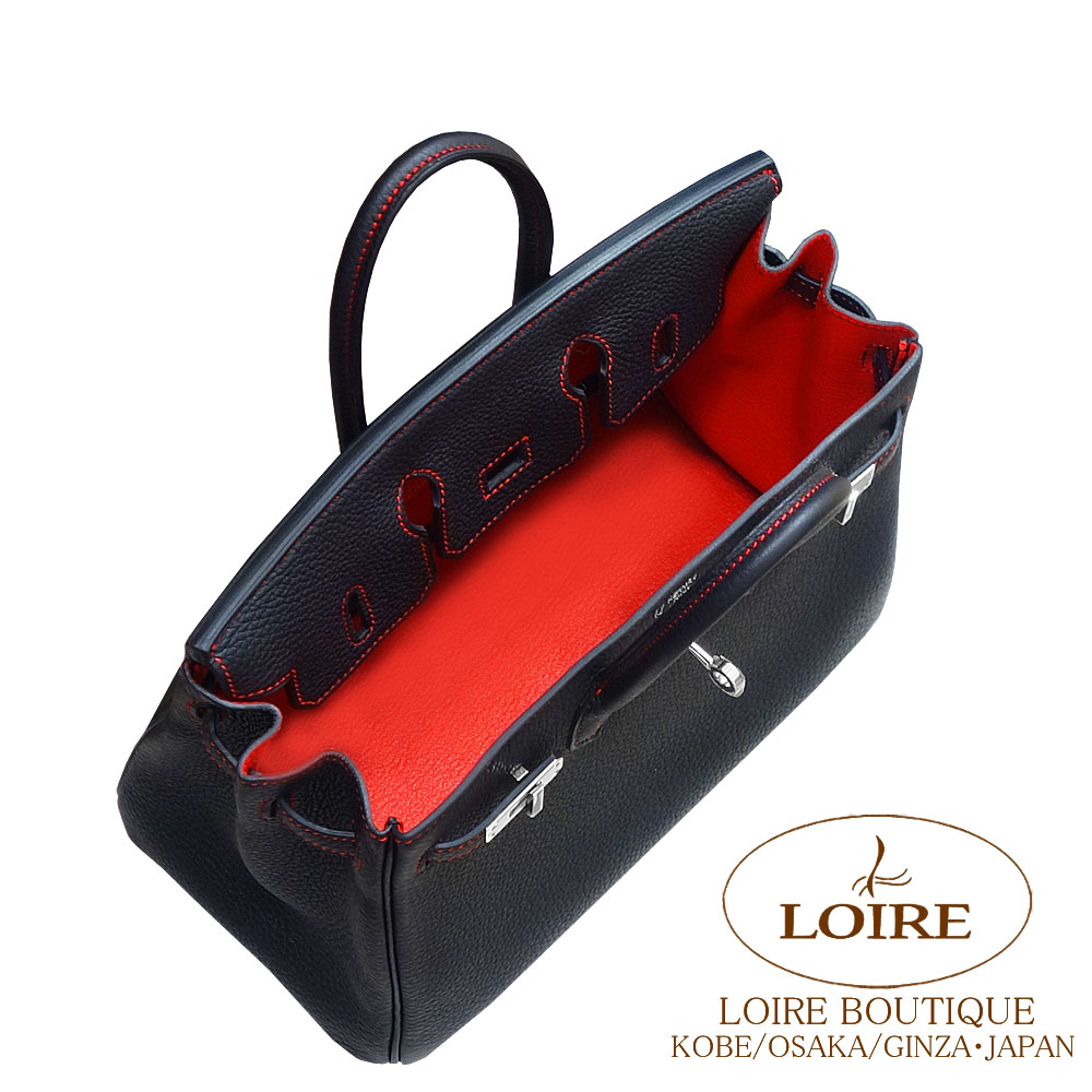 ✨スプリングセール⤵️✨エルメス✨新品・未使用　赤×濃紺　H柄✨ エルメス<br>バーキン 25cm<br>パーソナル<br>クロ×ルージュドクール