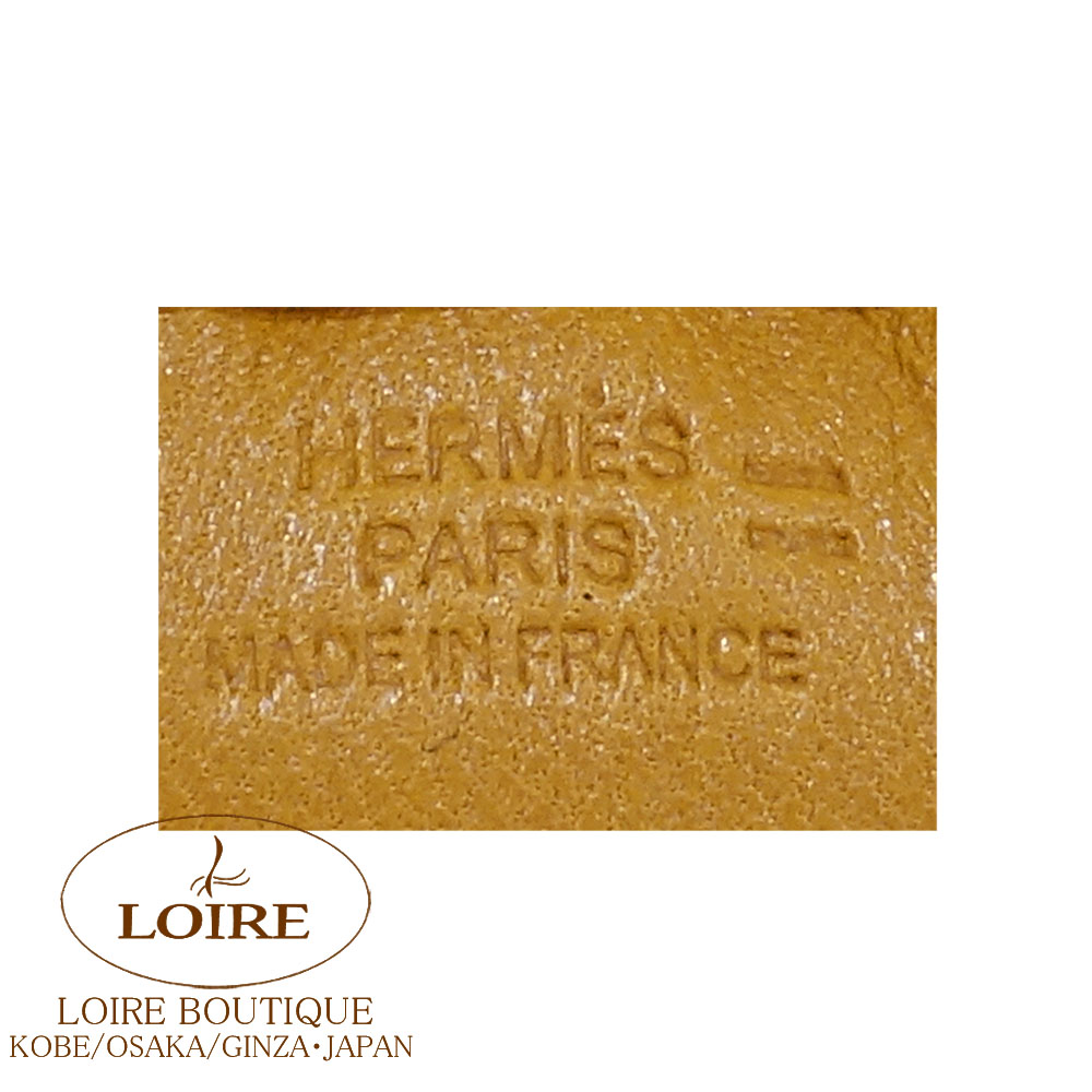 HERMES エルメス バッグチャーム ロデオMM クレ×セサミ