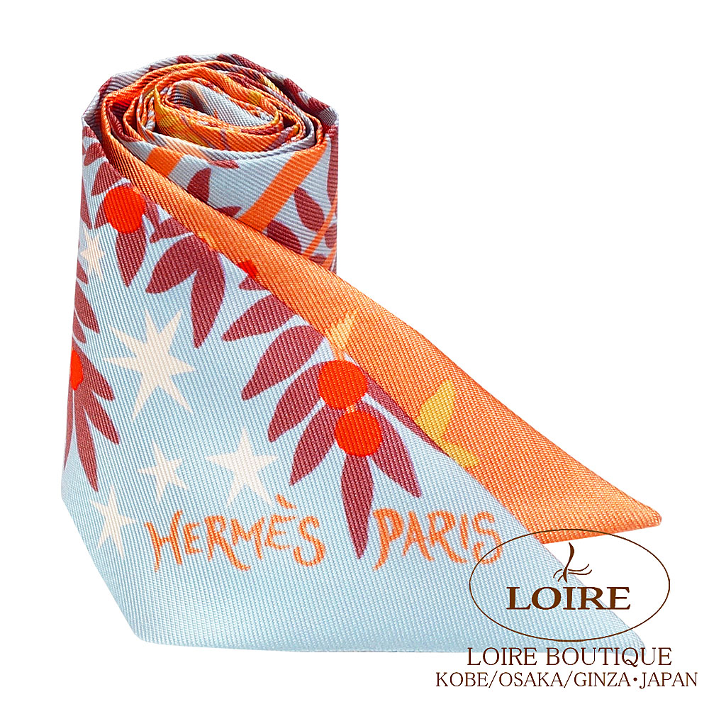 2本セットエルメスHermesシルクツイリー《オルフェウスの魅力に誘われて 》 2022年秋冬 HERMES エルメス スカーフ ツイリー オルフェウスの魅力に