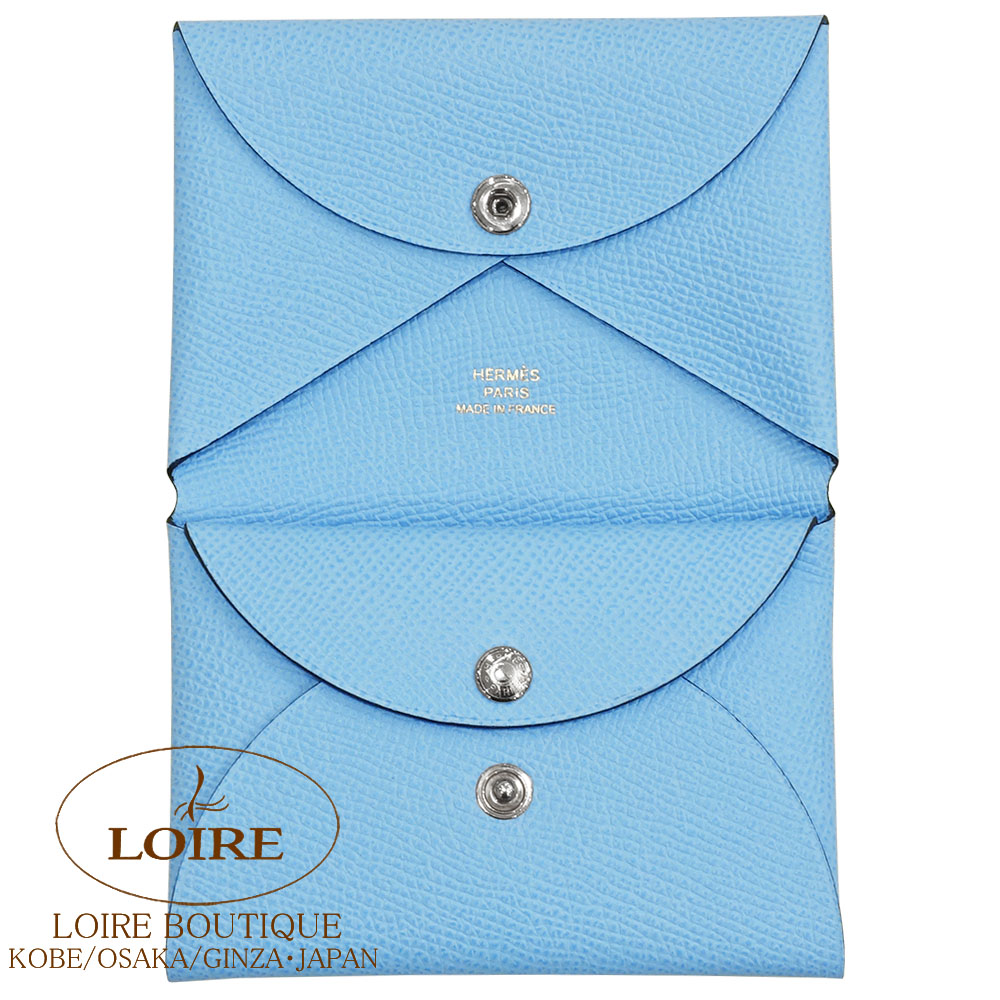 エルメス<br>カルヴィ デュオ<br>コインケース付きカードケース