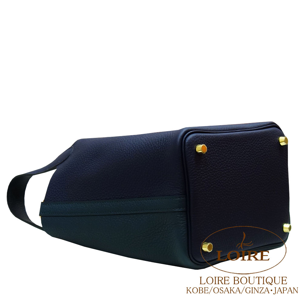 ❤お得なお品❤ピコタンロックPMカザック ヴェールボス G金具 エルメス D エルメス<br>ピコタンロック PM<br>カザック<br>ヴェールシプレ×ブルー