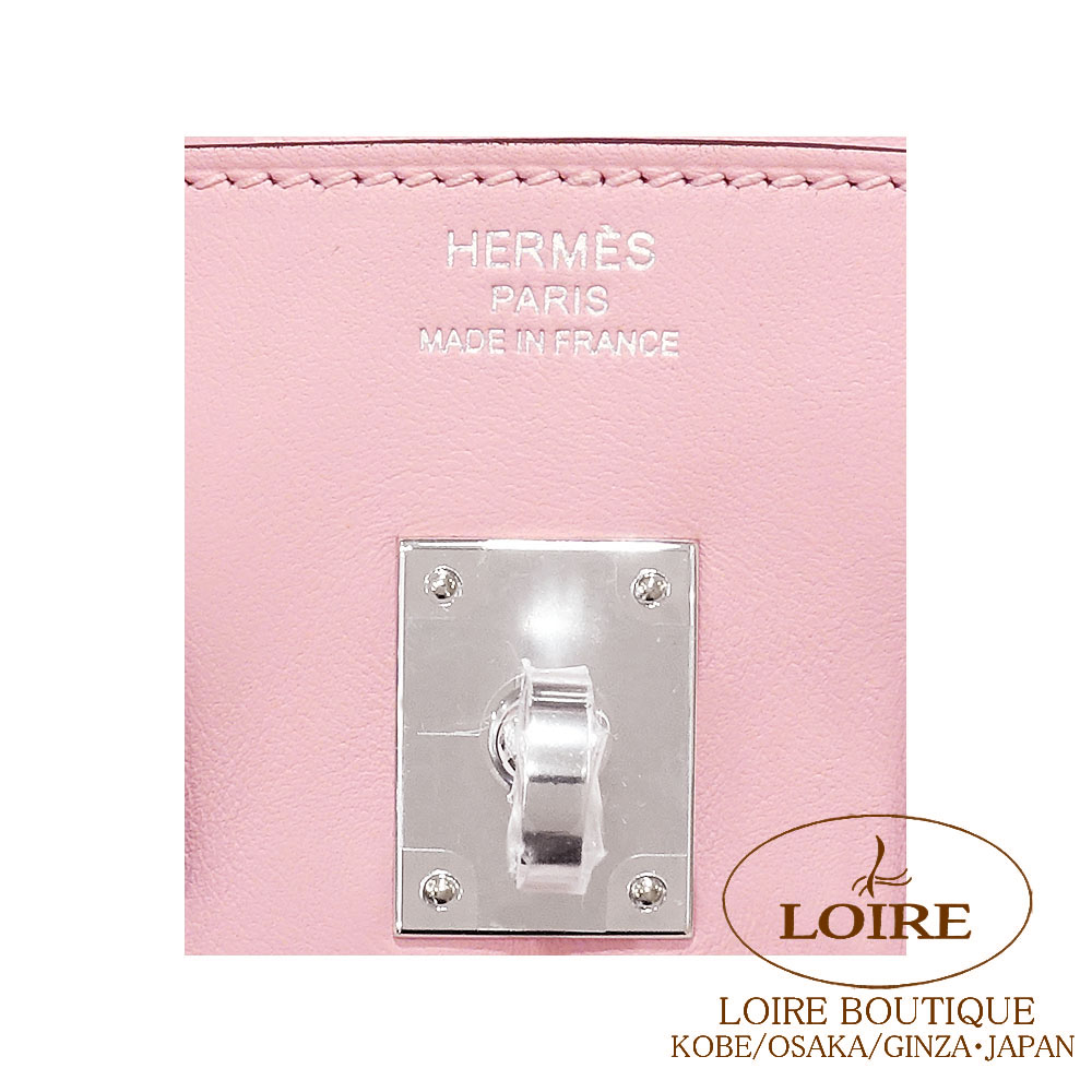 【HERMES】エルメス☆入手困難シルバー金具☆人気カラーのさくらピンク☆ エルメス ケリーダンス ローズサクラ スイフト シルバー金具 【新品