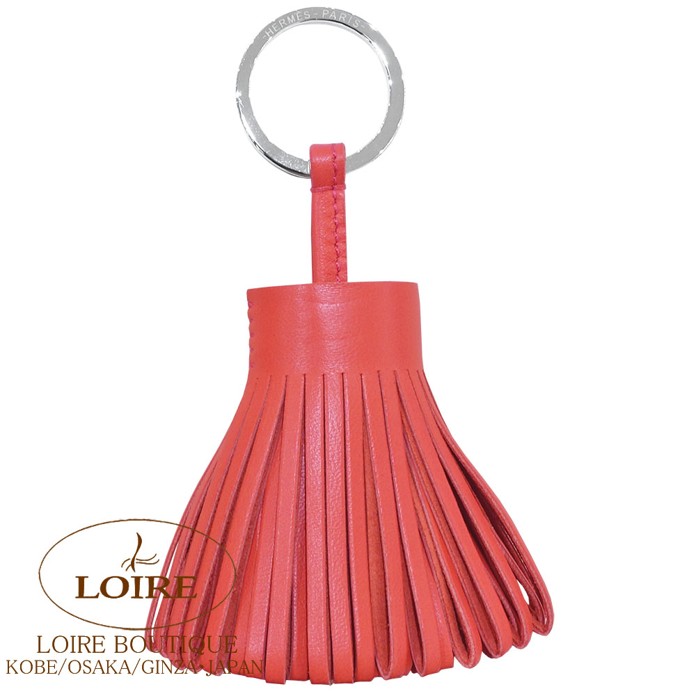 エルメス　カルメン　パリ購入新品 エルメス<br>カルメン キーリング<br>ブーゲンビリア<br>ラムスキン<br