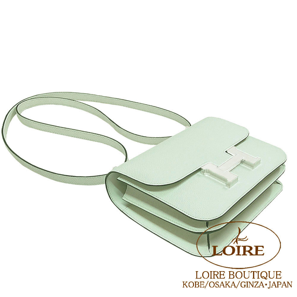 エルメス<br>コンスタンス ミニ<br>ミラー付き<br>ヴェールフィズ<br  