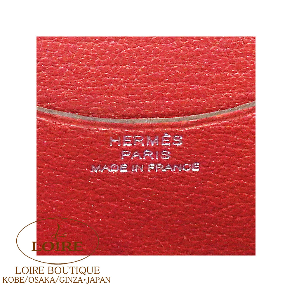 エルメス <br>アカボックス<br>スマートフォンケース<br>ルージュ