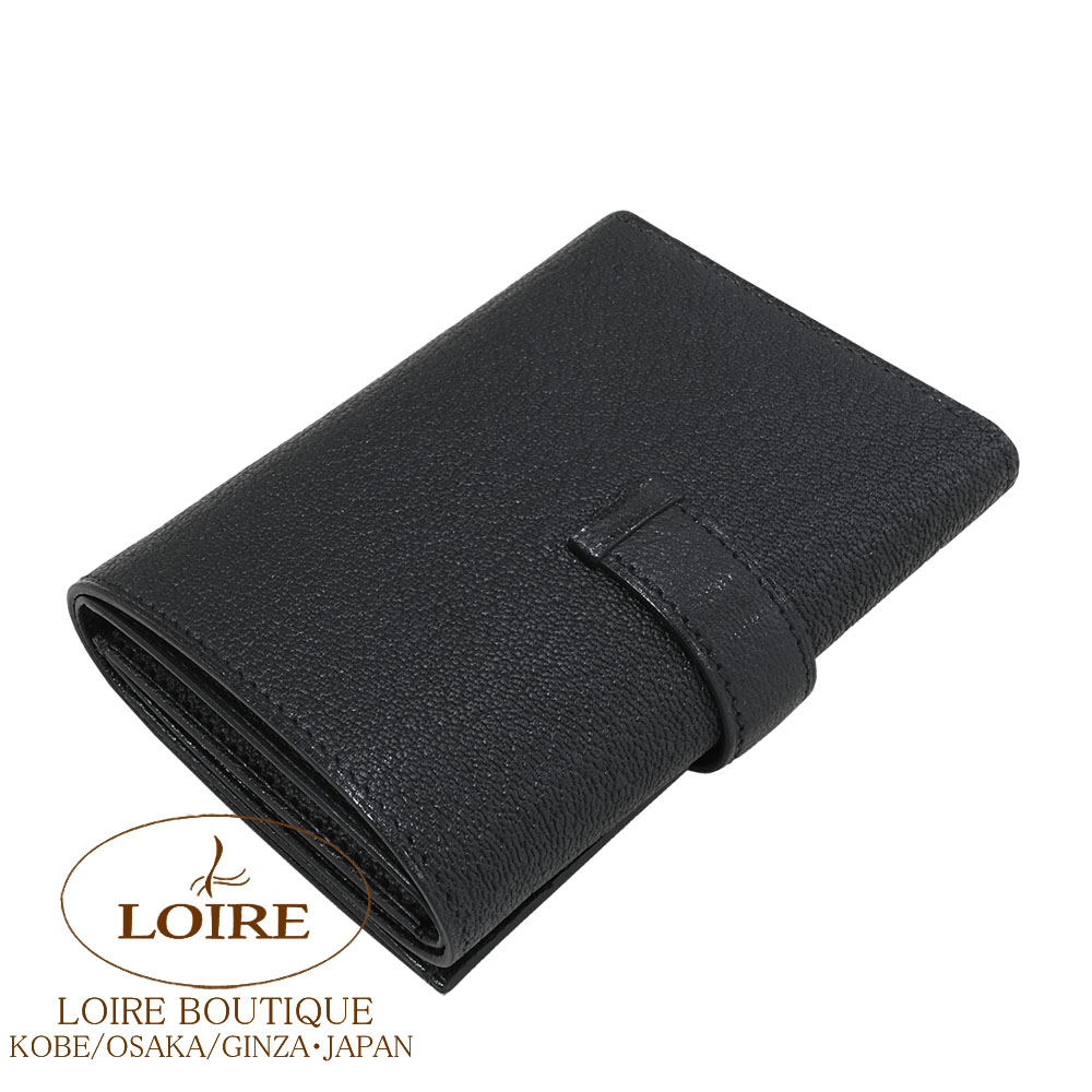 HERMES ベアン コンビネ シェーブル 黒 ローズゴールド金具 エルメス<br>ベアン コンビネ<br>クロ<br>シェーブル<br>ローズ
