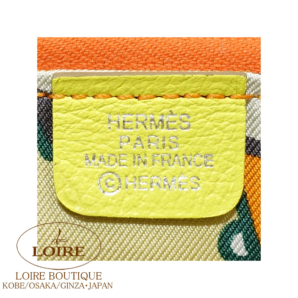 Hermes★(入手困難で奇跡の獲得)大人気シルクインCompactライム Hermes☆(入手困難で奇跡の獲得)大人気シルクインCompactライム