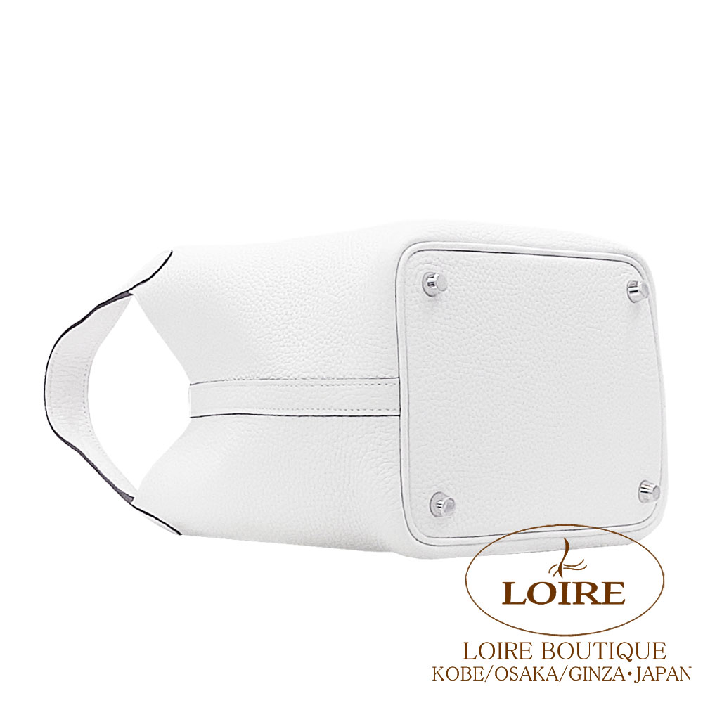 【HERMES】ピコタンロックPM/ニューホワイト/シルバー金具 エルメス<br>ピコタンロック PM<br>ニューホワイト<br
