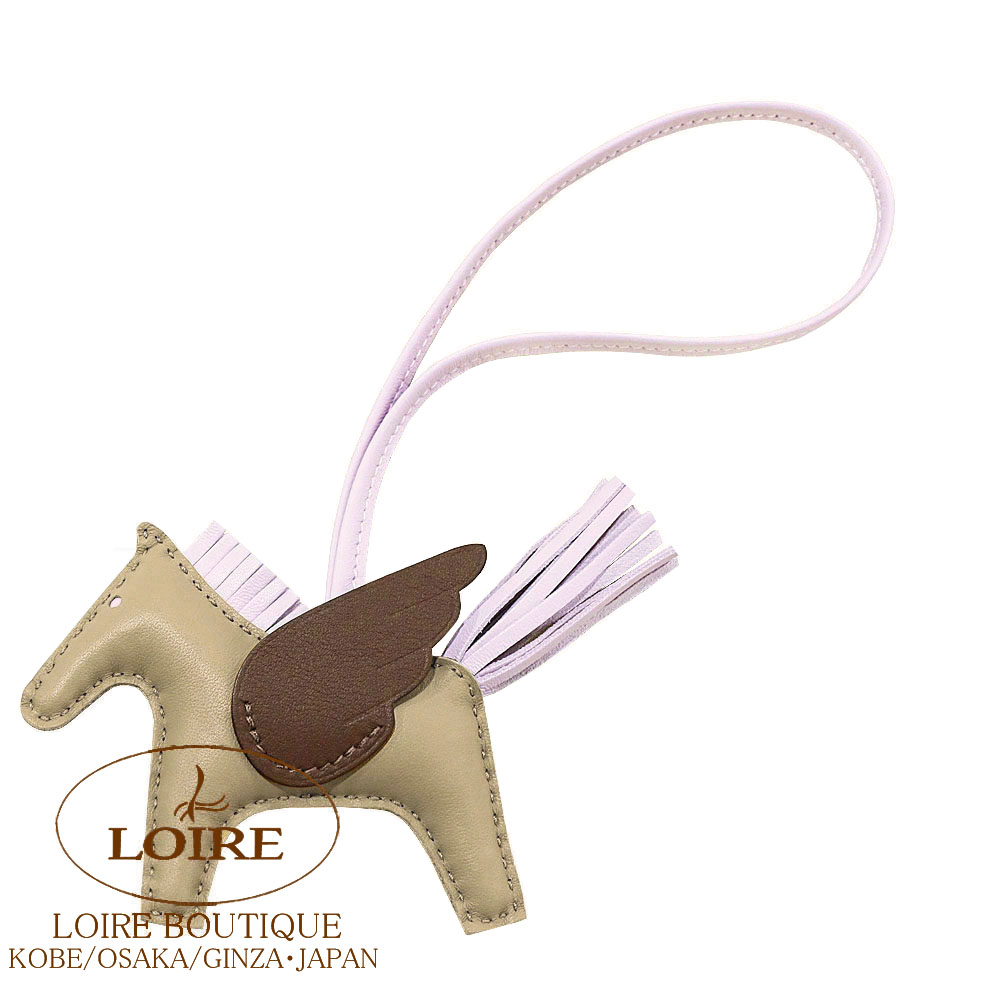 HERMES ペガサスPM ノワール ロデオ チャーム ペガサス PM ノワール ソーブラック 黒[H083010CAAO