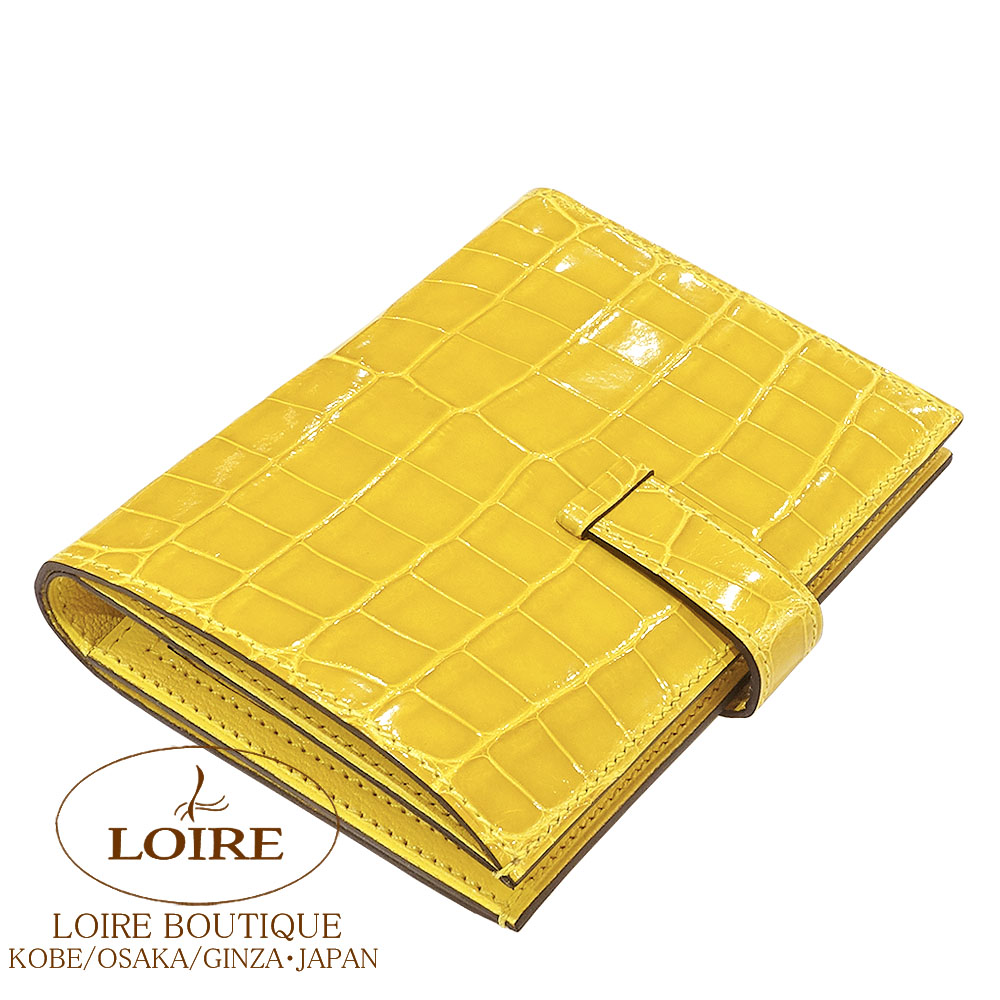 AZ✨正規品美品✨Hermèsエルメス ベアン クロコ アリゲーター エルメス<br>ベアン コンパクト<br>クロ<br>クロコダイル アリゲーター