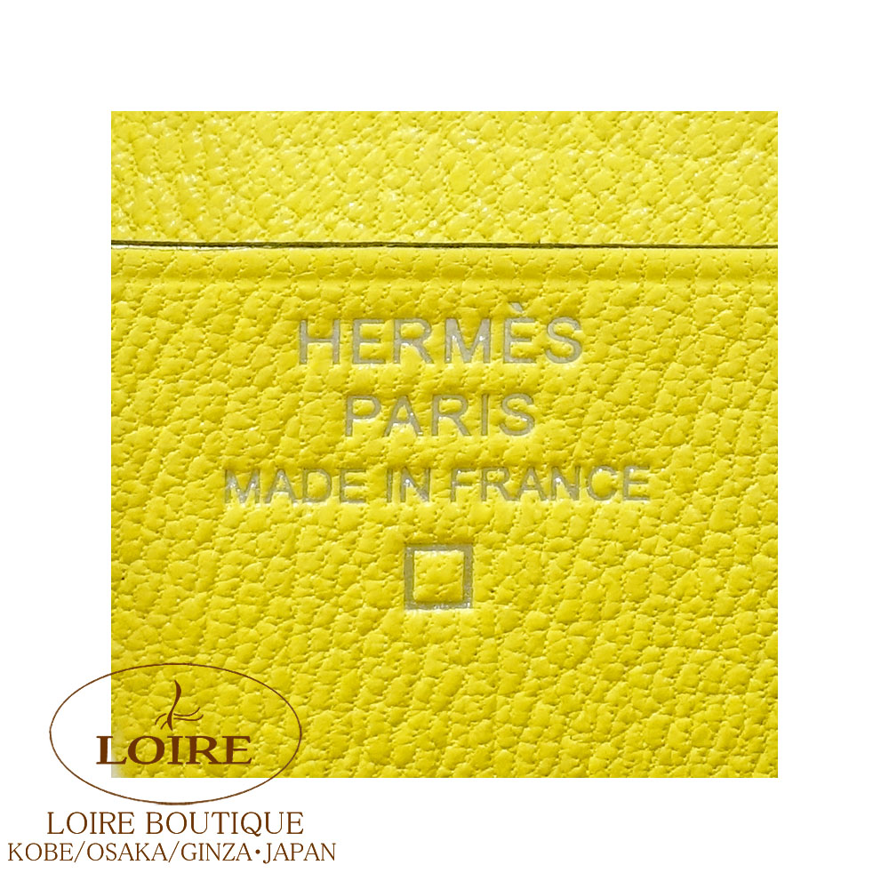 ハリネズミ型印籠 金色 ランク N 新品 HERMÈS エルメス ミニケリー2 ドレ (Y9) シェーブル