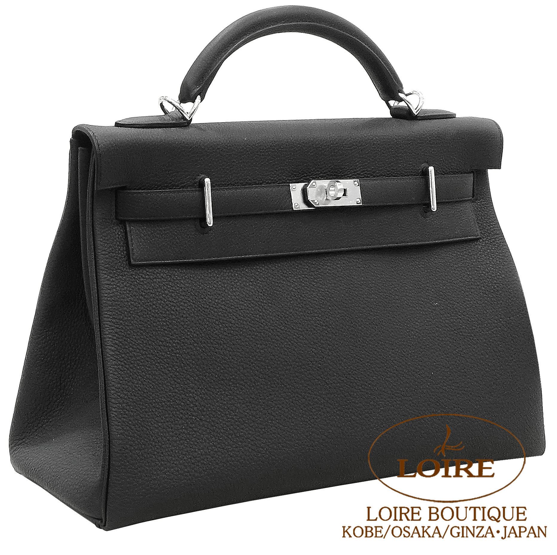 エルメス<br>ケリー 42cm 内縫い<br>マキシ<br>クロ<br>トゴ<br