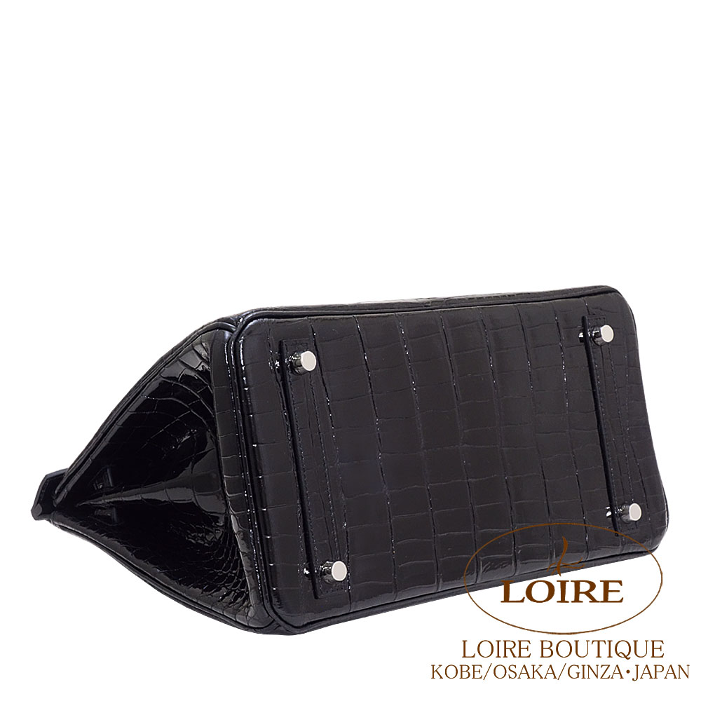 エルメス<br>バーキン 30cm<br>クロ<br>クロコダイル ポロサス<br