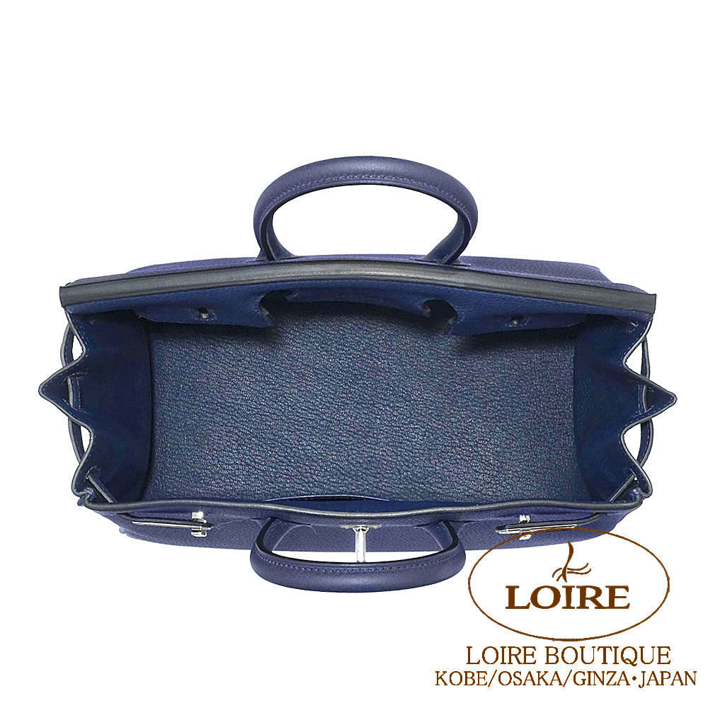 エルメス<br>バーキン 25cm<br>ブルーネイビー<br>トゴ<br