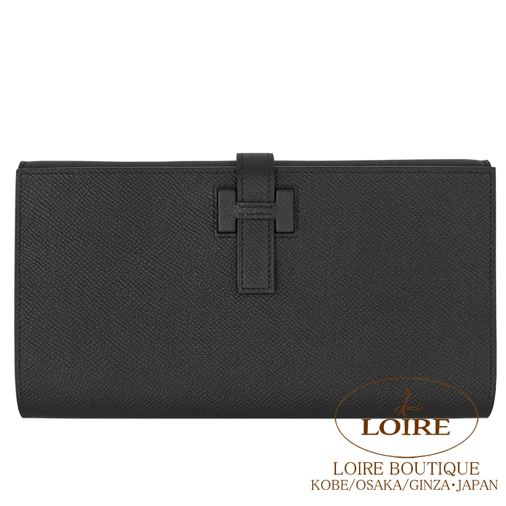 【洗練の美】HERMES パッサン トゥテンマン 長財布 エルメス <br>H パッサン トゥータンマン 財布<br>エトゥープ<br