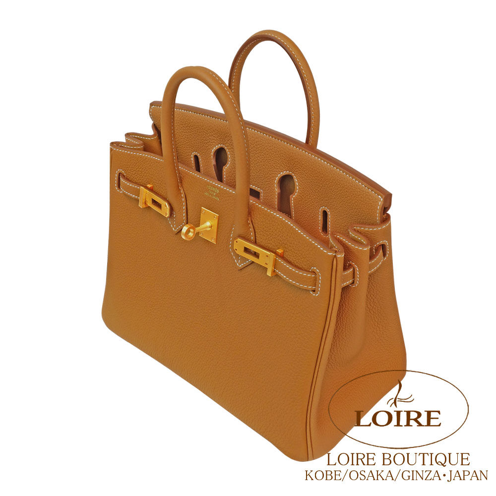 エルメス<br>バーキン 25cm<br>ゴールド<br>トゴ<br>マット
