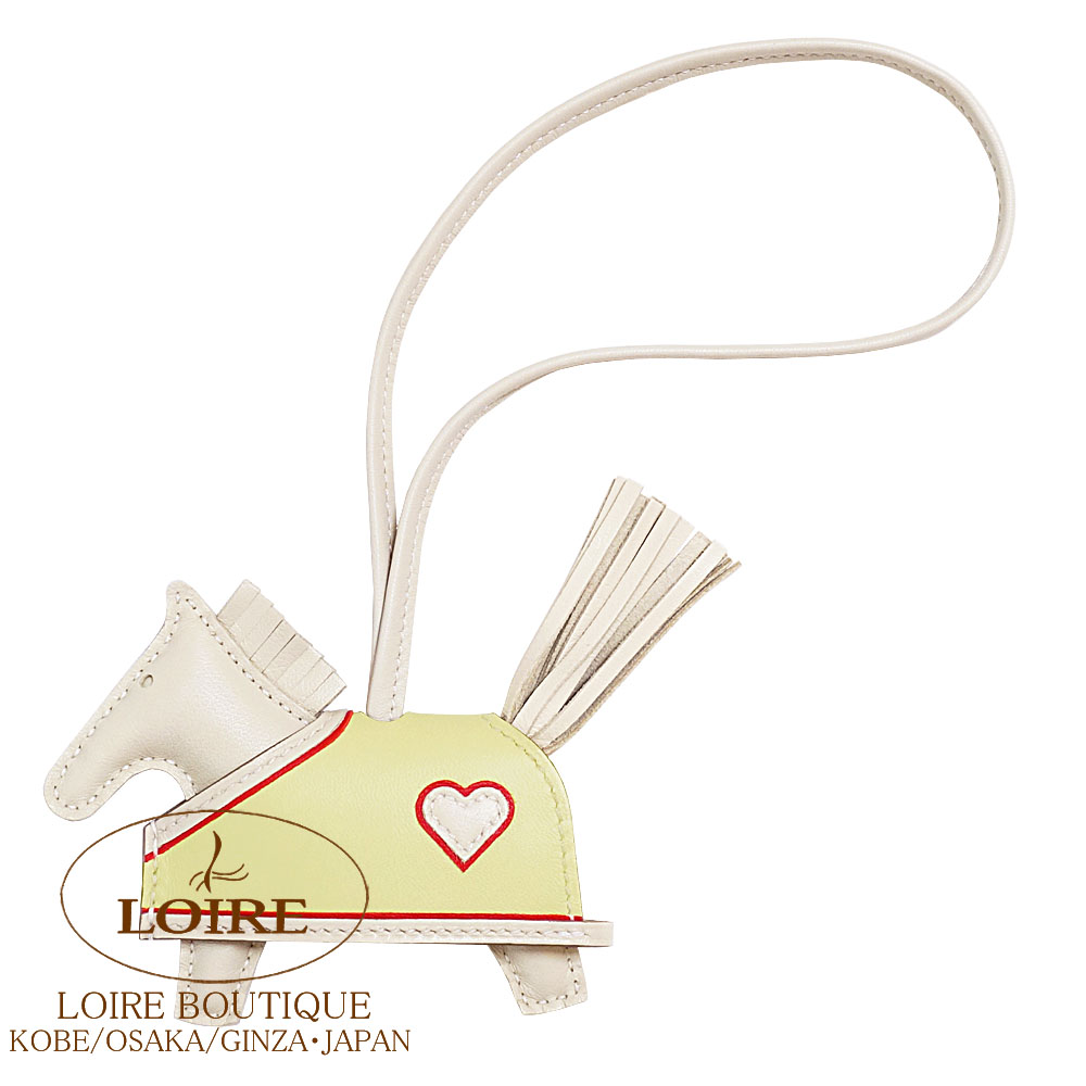 専用♡エルメス♡新作♡ロデオチャームPM 洋服付き エルメス<br>ロデオ ロベオクール PM<br>チャーム<br>クレ×ジョーヌ