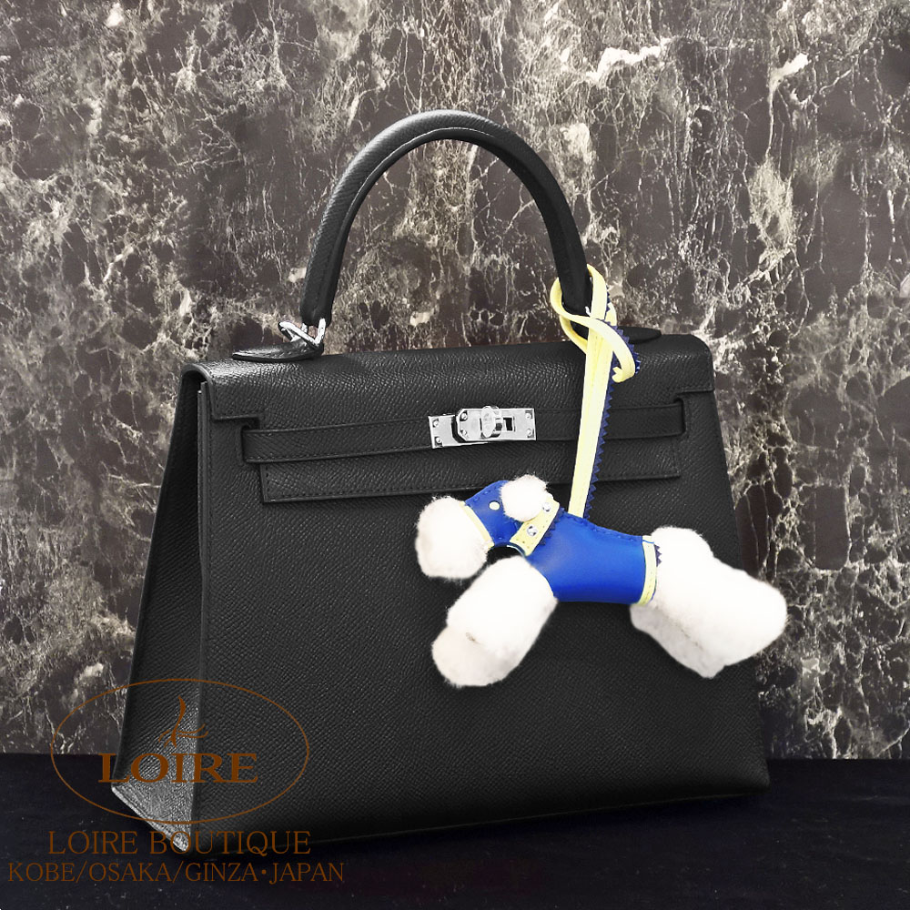 エルメス<br>バディ チャーム 首輪付き<br>ブルータイ【2025年春夏新色